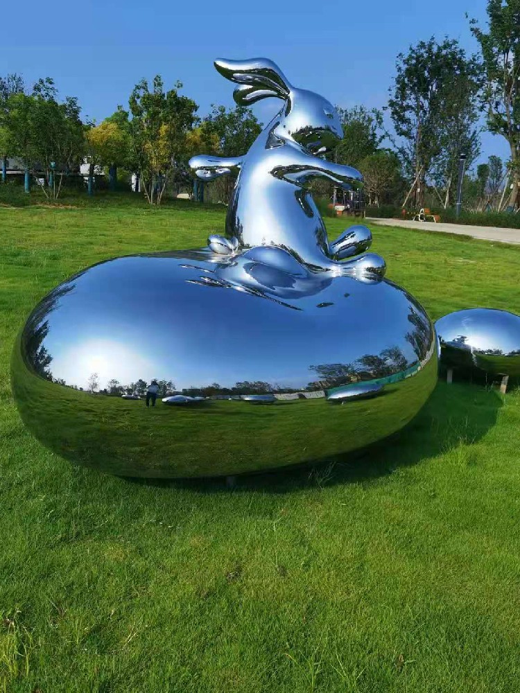 园林兔子摆件-金博奥-兔子园林摆件厂家